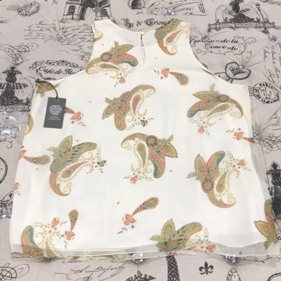 Vince Camuto Paisley Spice Blouse - Picture 5 of 5